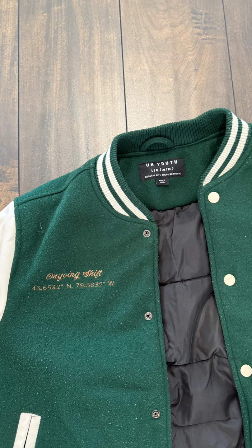 UH Youth Varsity Jacket - L/G (14/16)