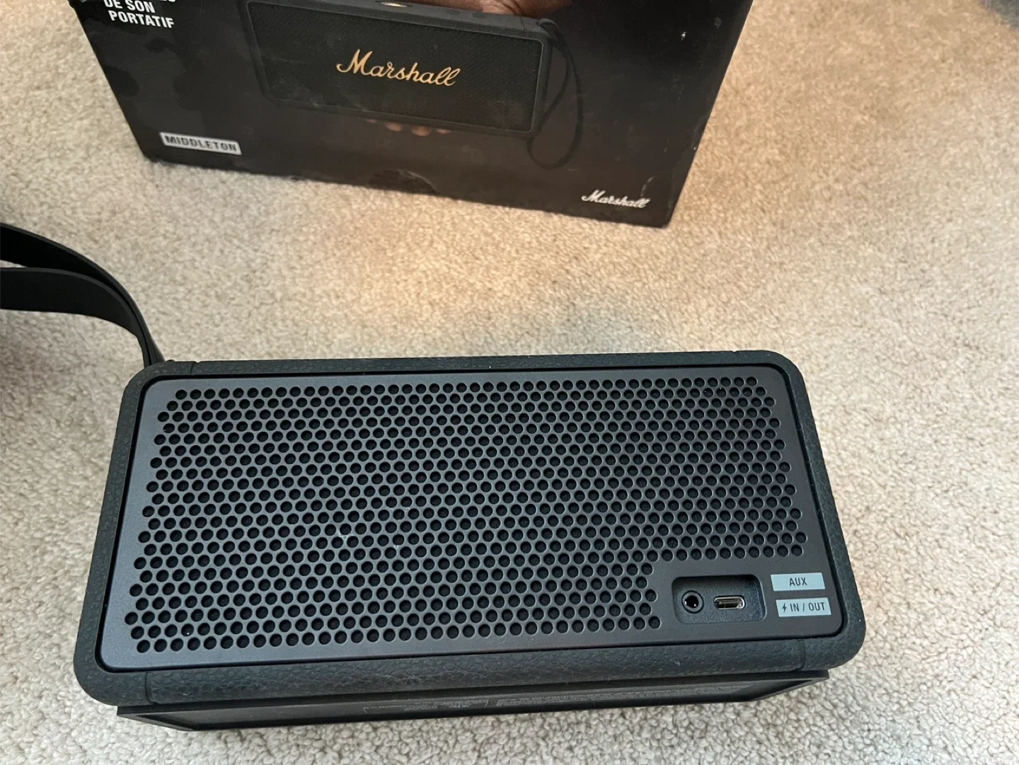 Marshall Middleton Bluetooth Portable Speaker - Black image indicator(4)