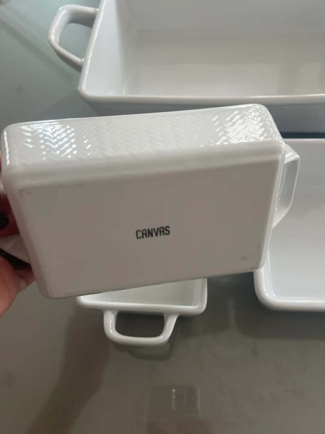 Canvas White Baking Dishes - Set of 4 image indicator(2)