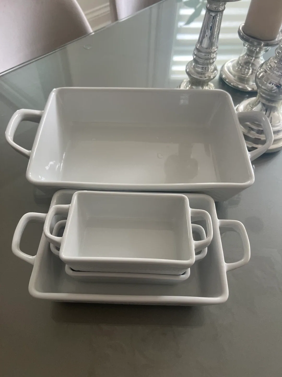 Canvas White Baking Dishes - Set of 4 image indicator(3)
