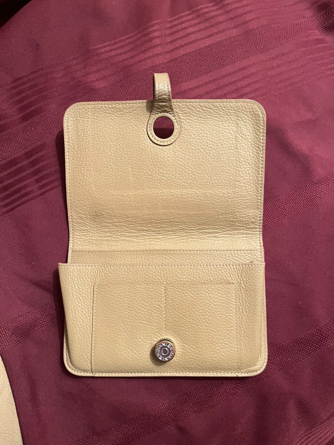Brighton Beige Leather Wallet - photo 4