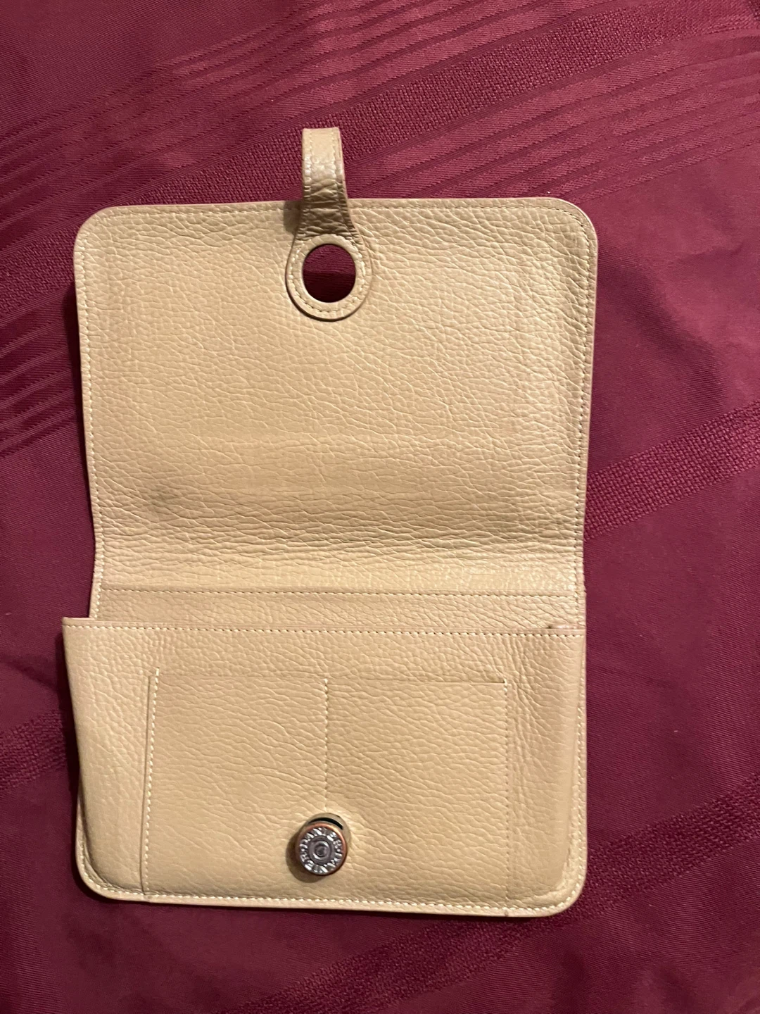 Brighton Beige Leather Wallet - photo 3