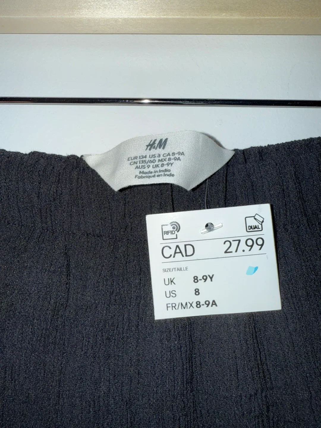 H&M CRINKLED CHIFFON SKIRT - Girls 8-9 year olds image indicator(3)