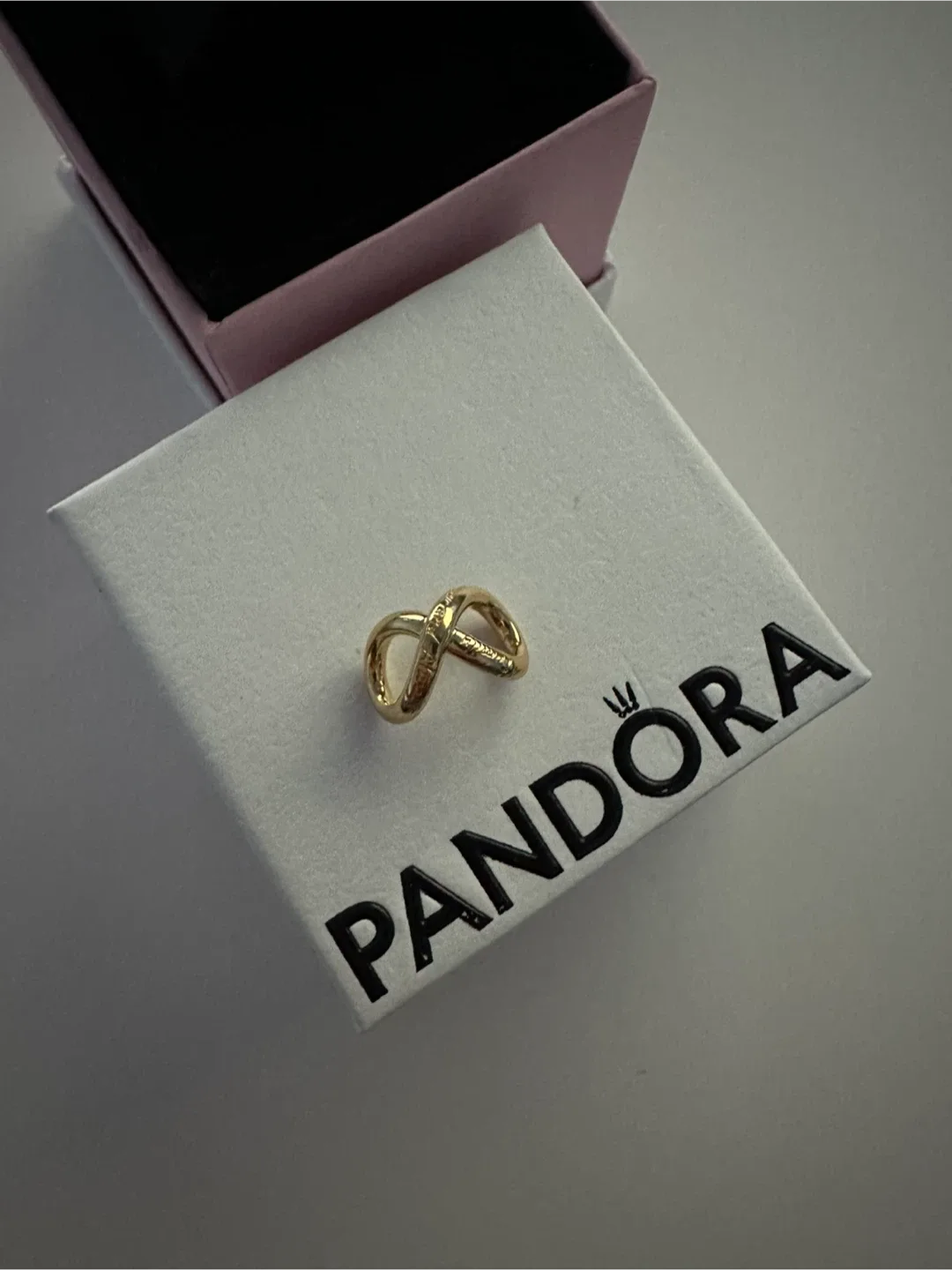 Authentic Pandora Forever & Always Infinity - 14k Gold-plated thumbnail