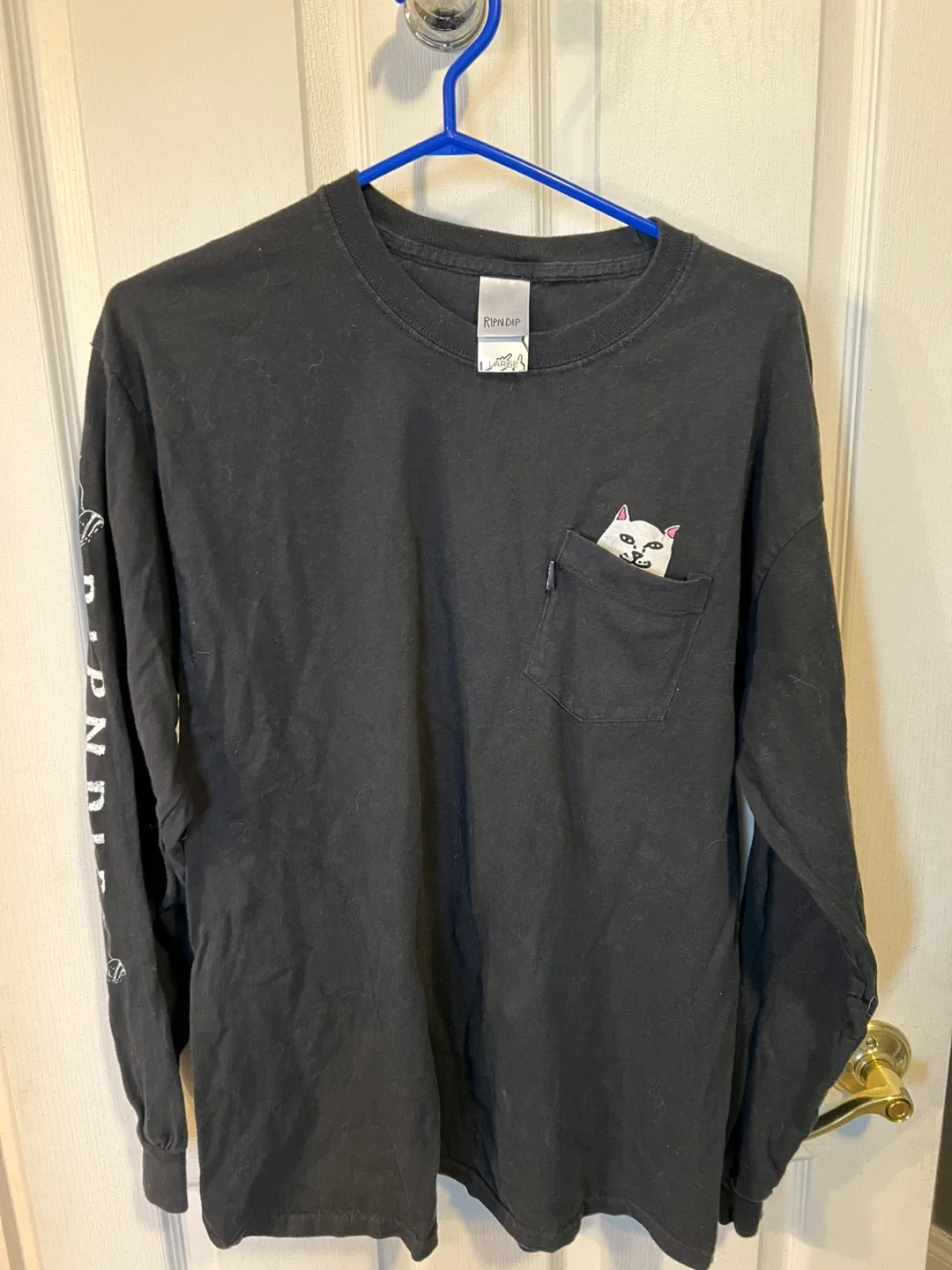 Ripndip Black Long Sleeve Shirt - Large thumbnail
