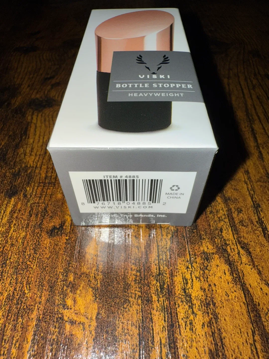 Heavyweight Copper Bottle Stopper by Viski image indicator(3)