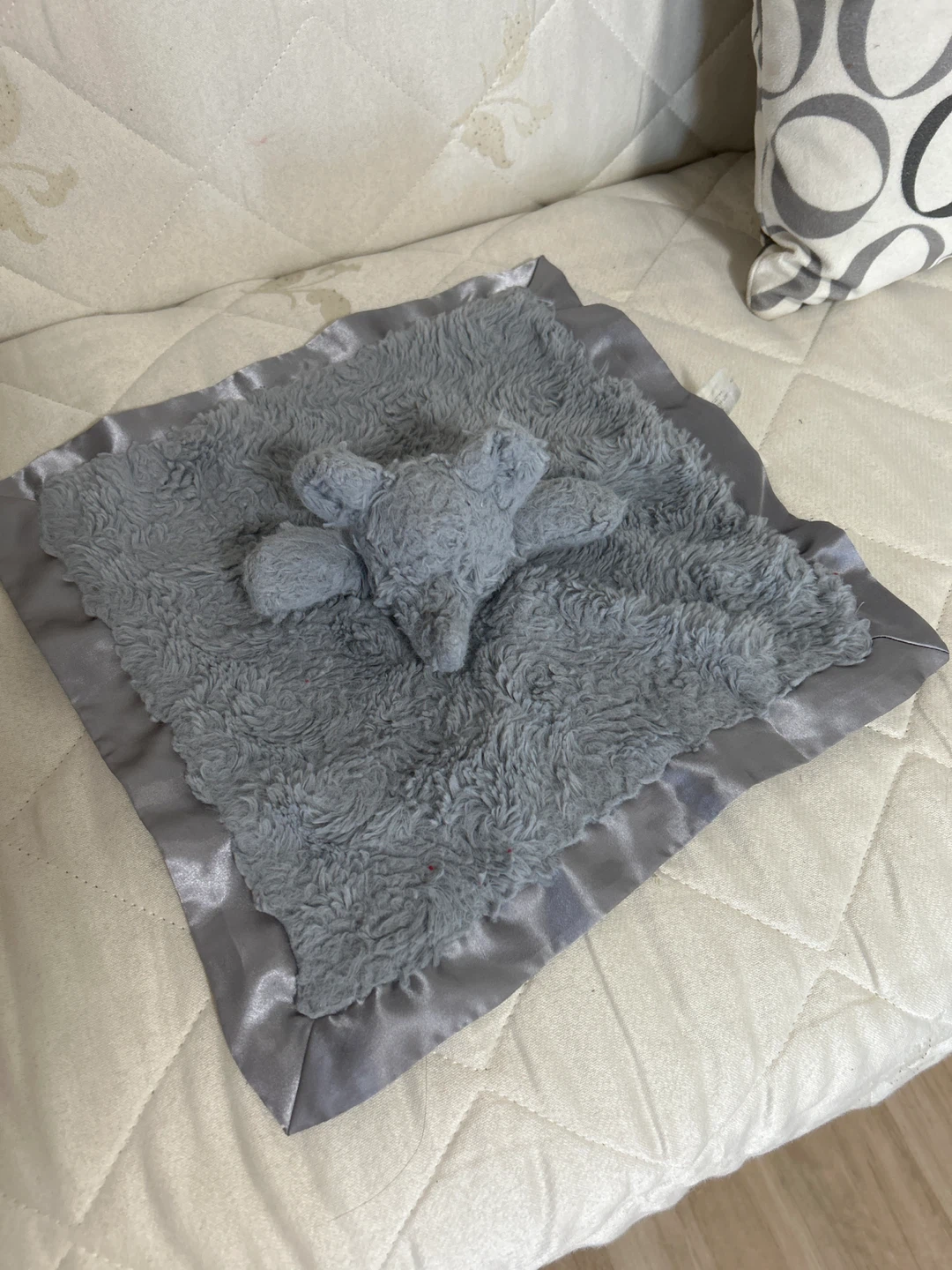 Gray Elephant Security Blanket