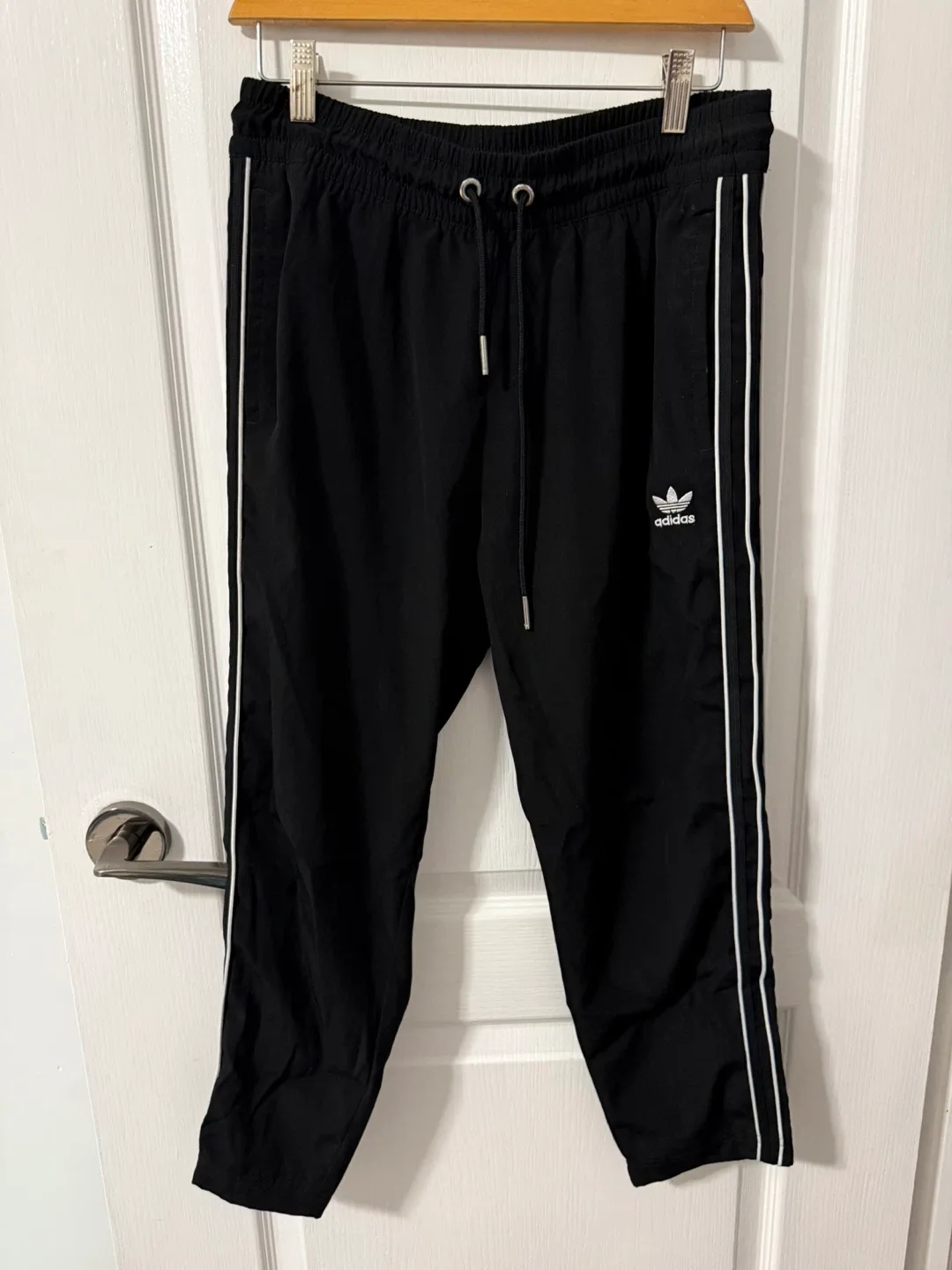 Adidas Black Track Pants - Size M thumbnail