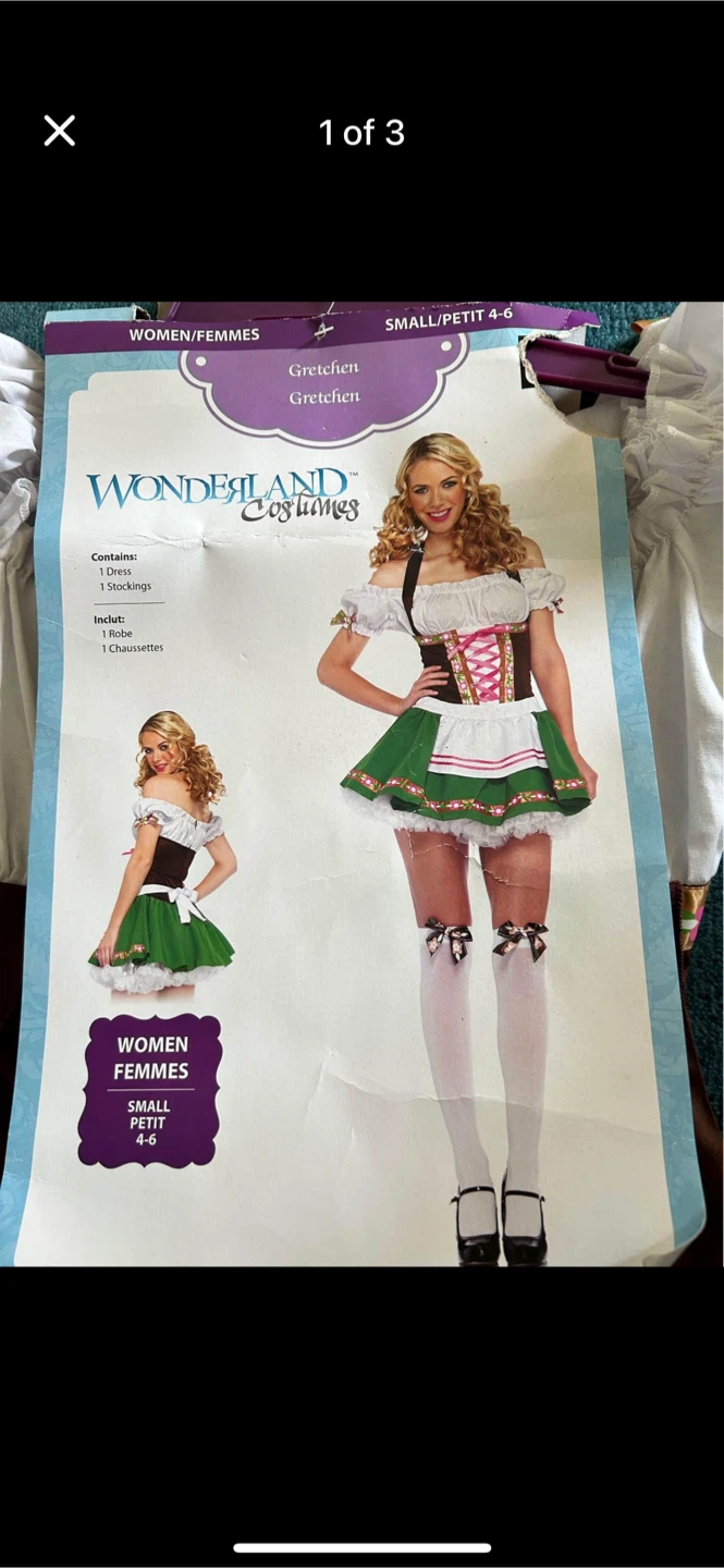Wonderland Gretchen Costume - Small/Petit 4-6