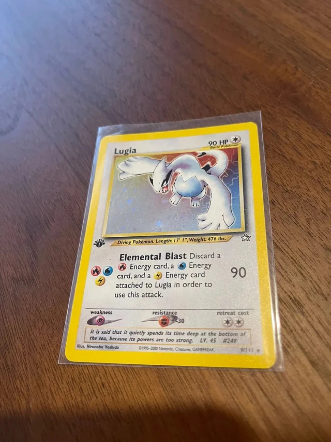 Lugia Pokemon Card