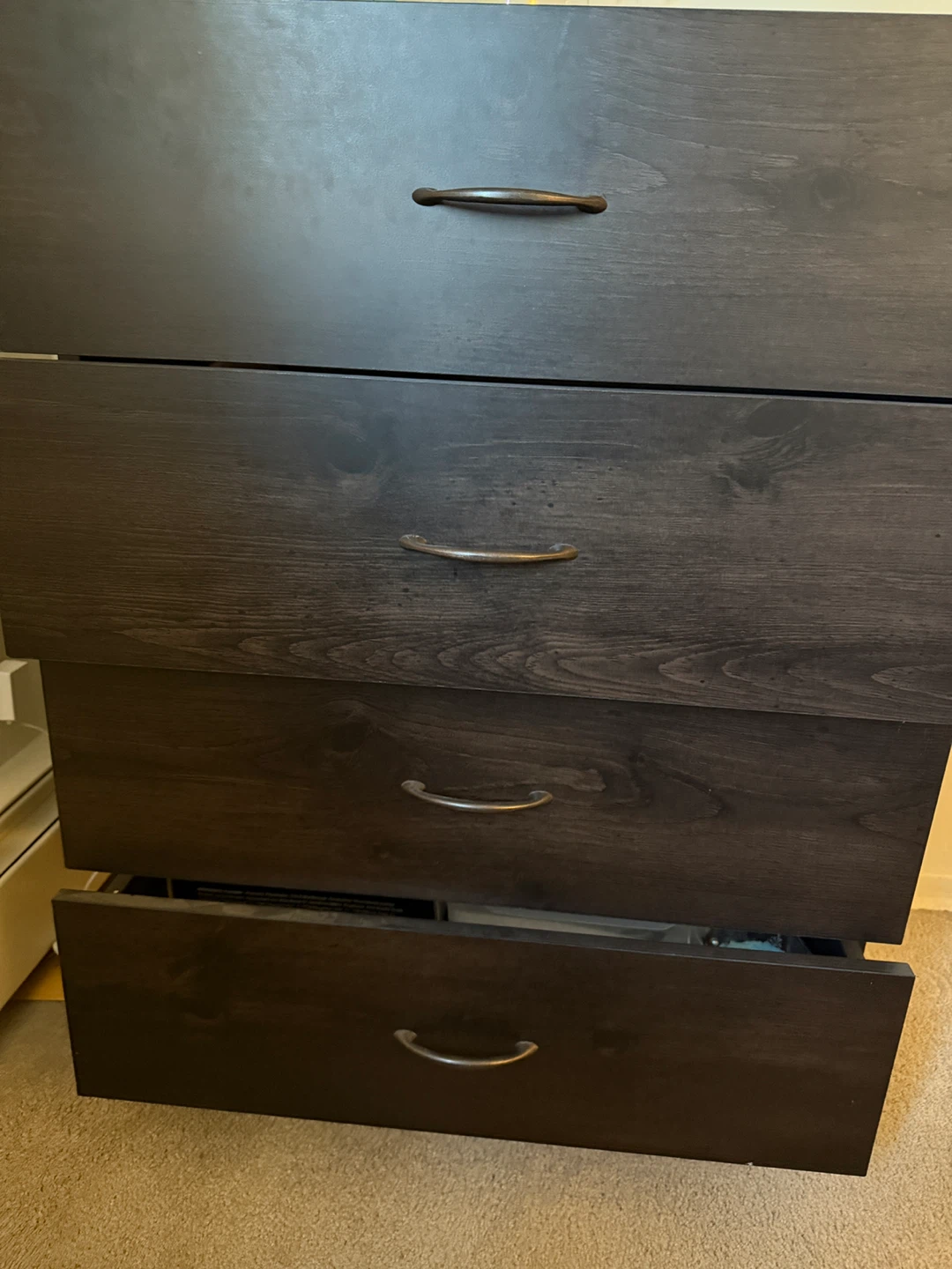 Dark Brown Wood Grain Dresser - photo 3