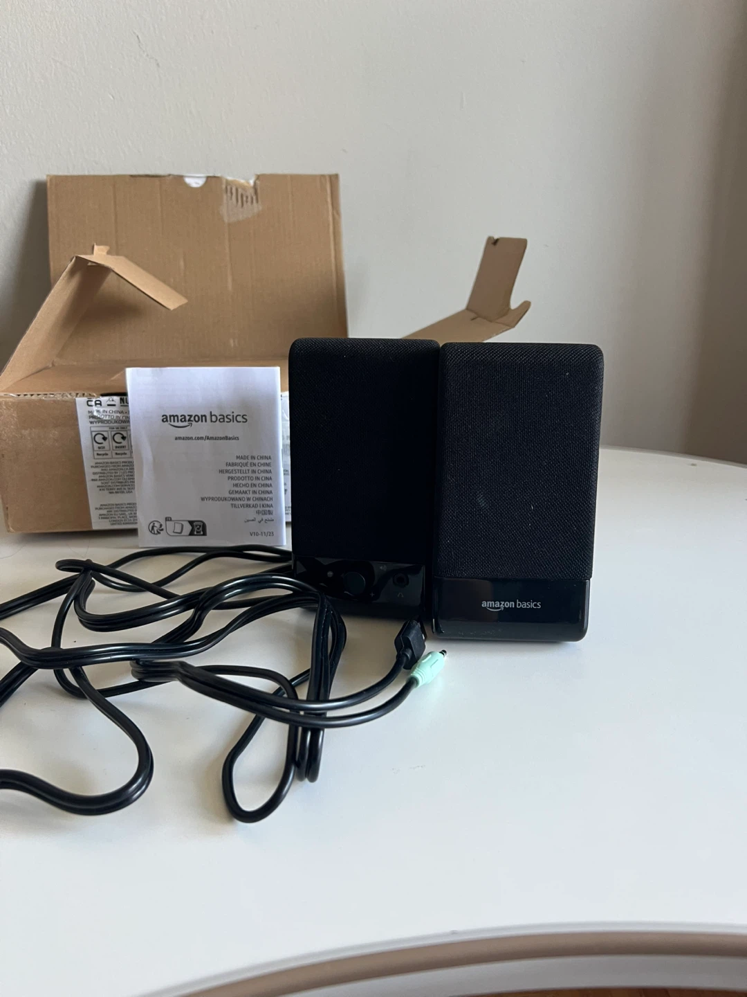 Amazon Basics Computer Speakers with Box