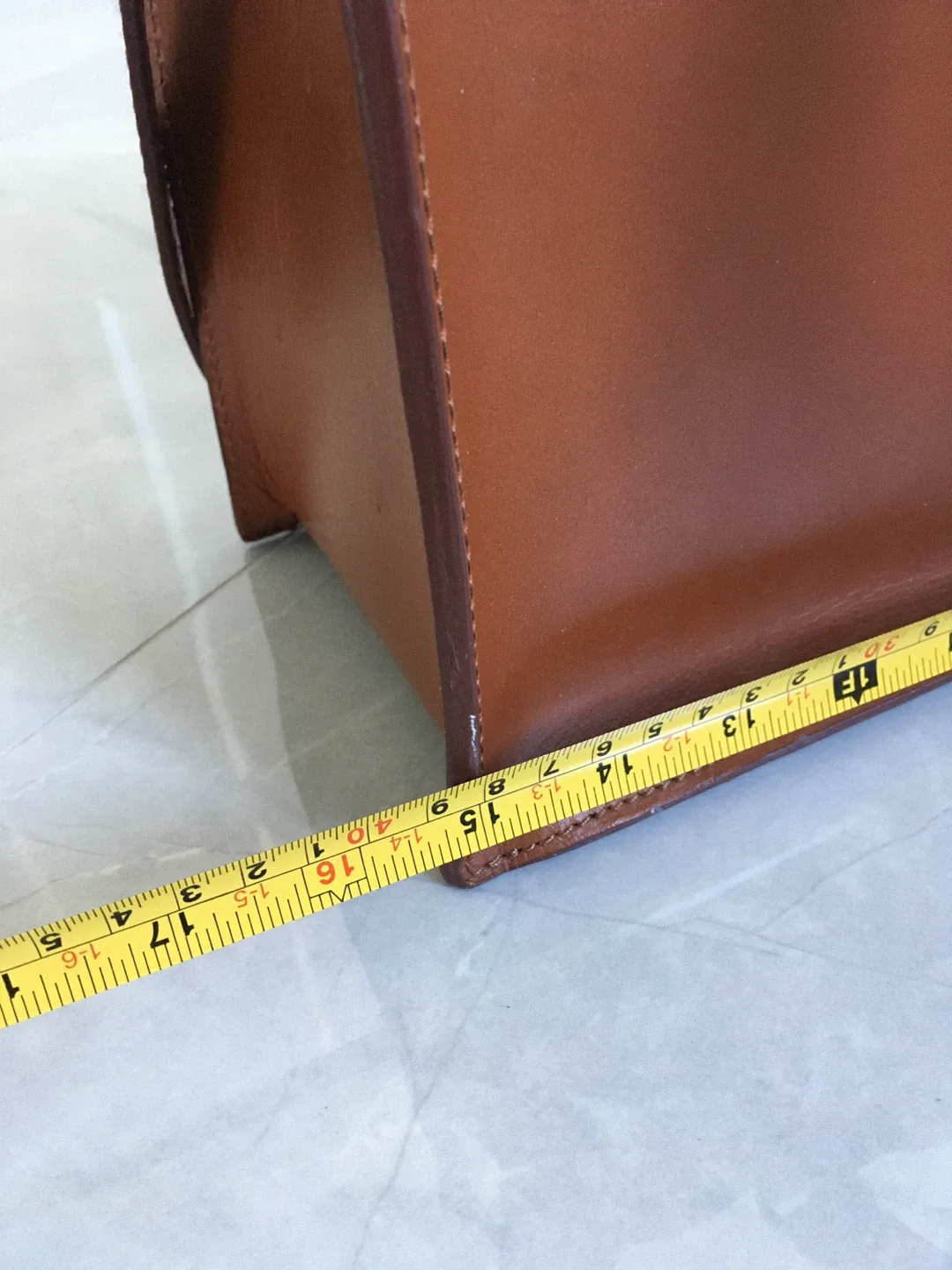 Brown bag shoulder bag hand bag vintage style image indicator(8)