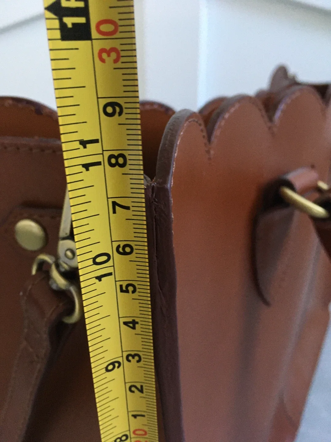 Brown bag shoulder bag hand bag vintage style image indicator(7)