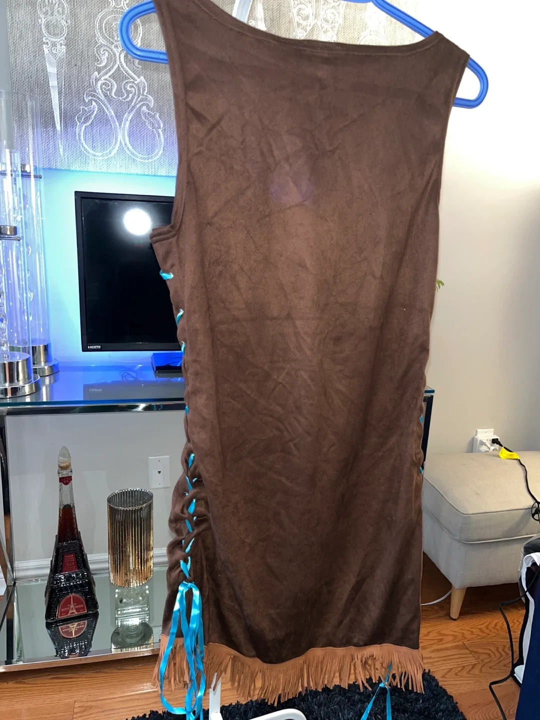 Masquerade Coquette Indian Costume - Size M/L image indicator(3)