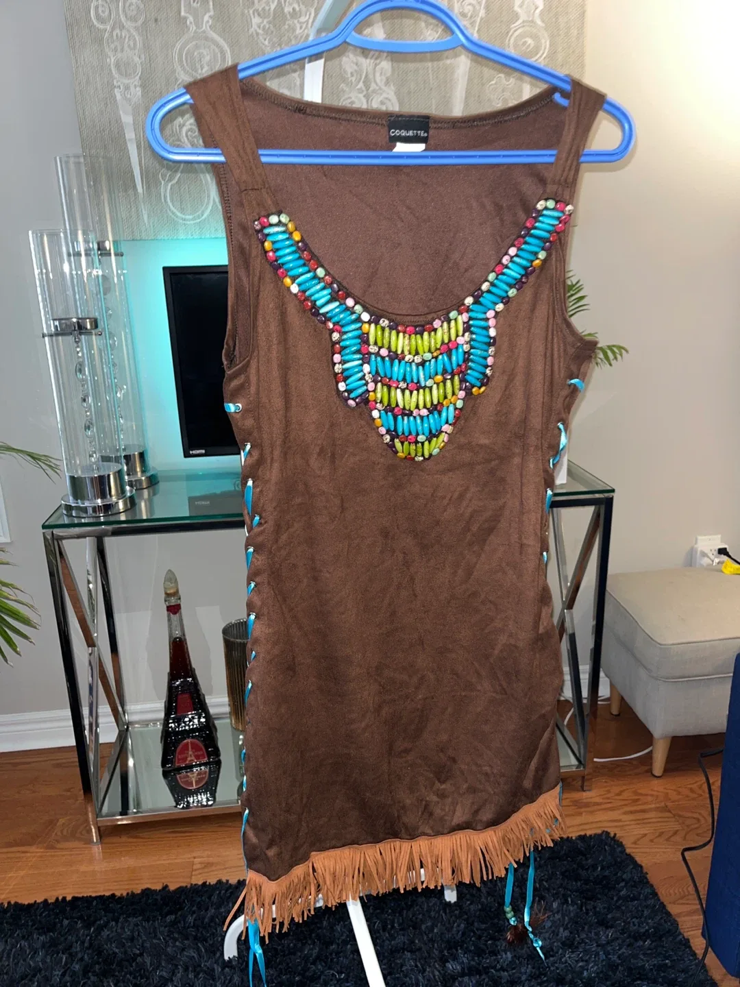 Masquerade Coquette Indian Costume - Size M/L image indicator(2)