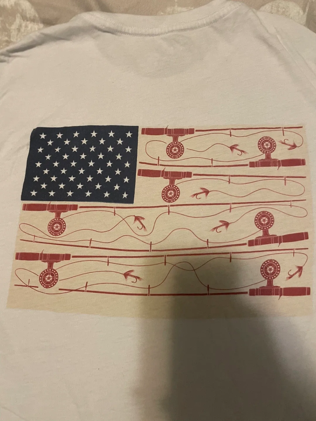 Eddie Bauer White T-Shirt - Men's Size S image indicator(7)