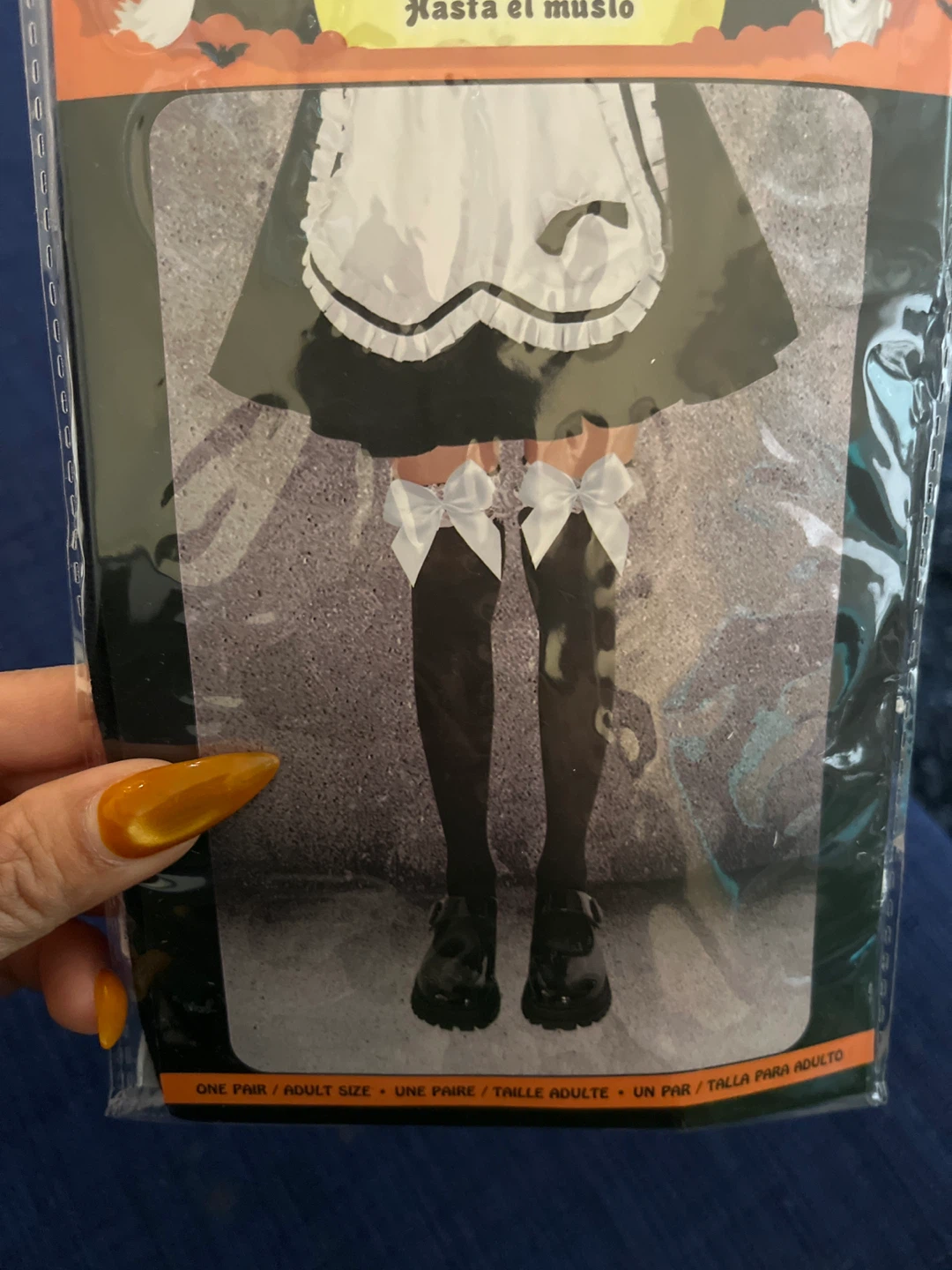 Maid Costume with Stockings - Adult Size - photo 3