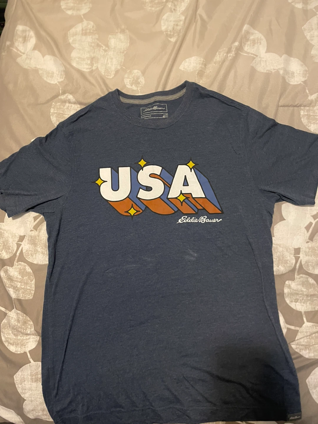 Eddie Bauer USA Graphic Tee - Men's Medium