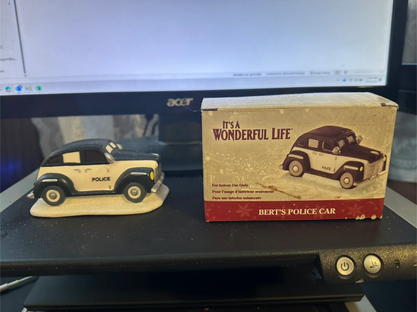 It's a Wonderful Life Bert's Police Car Figurine thumbnail