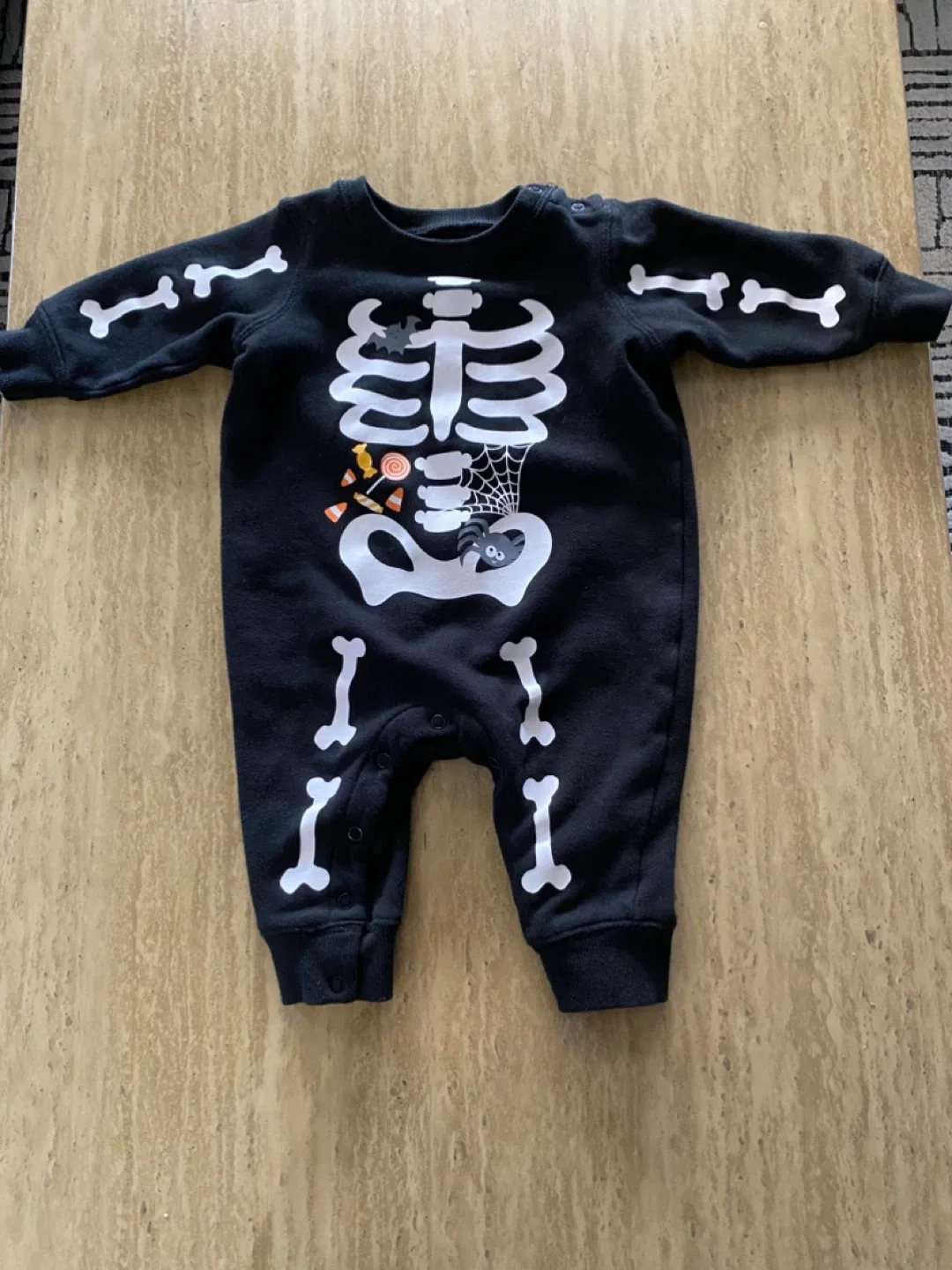 George Baby 6-12M Halloween Skeleton Onesie thumbnail