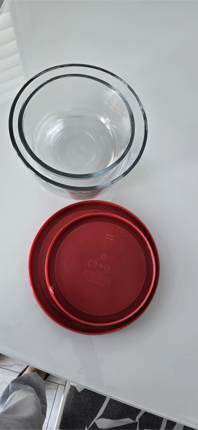 Anchor Hocking Glass Bowl Set with Lids - photo 2