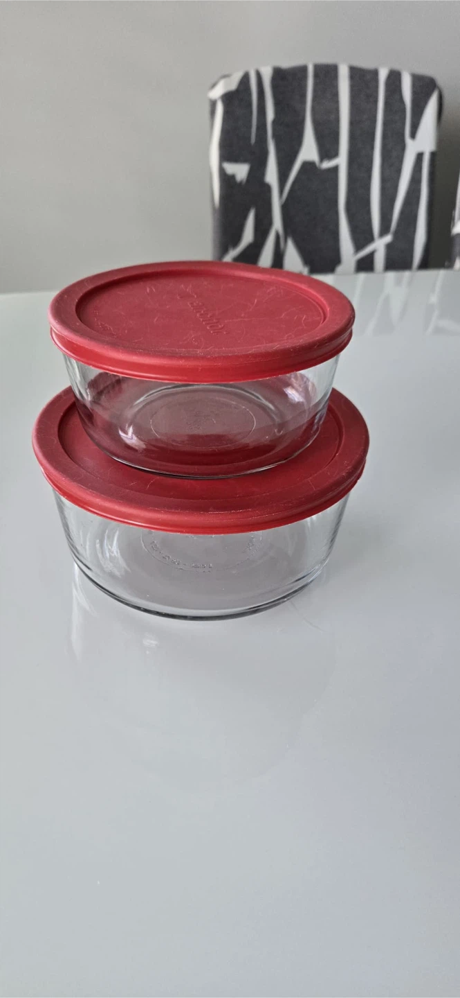 Anchor Hocking Glass Bowl Set with Lids - photo 4