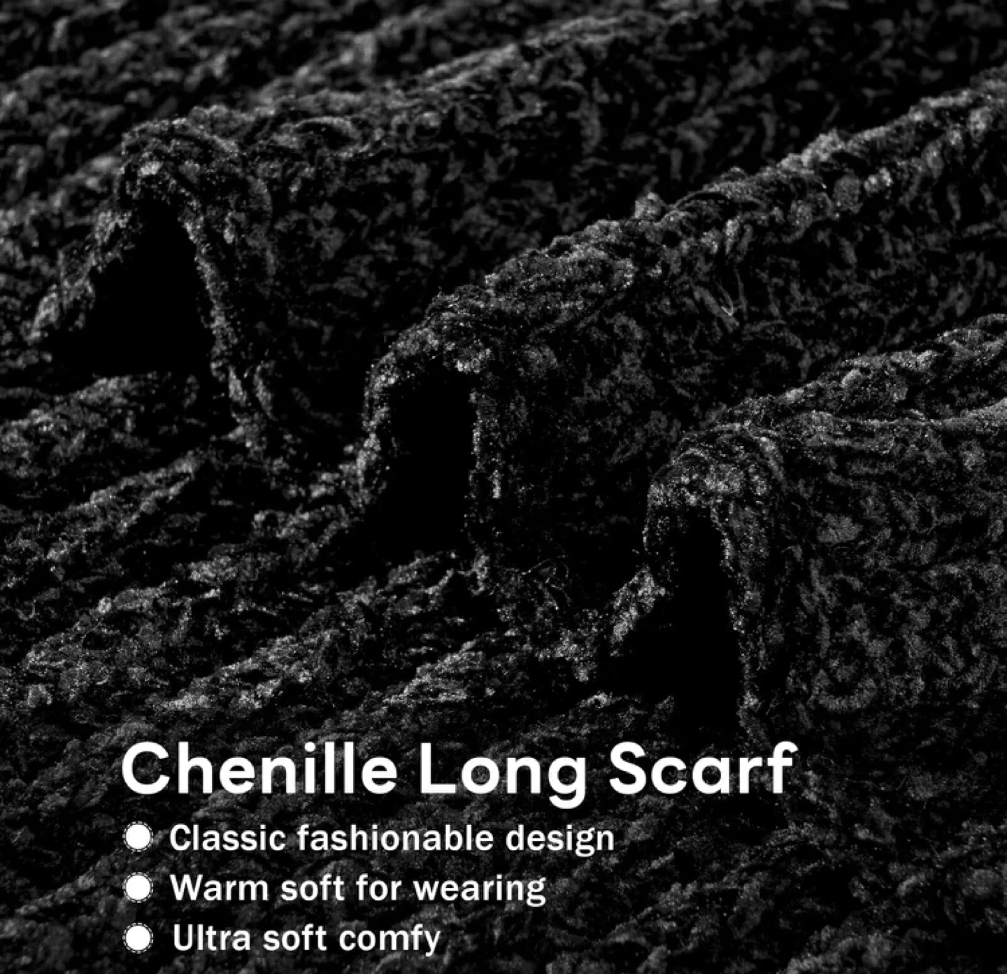 Fancy Well Chenille Long Scarf - photo 2