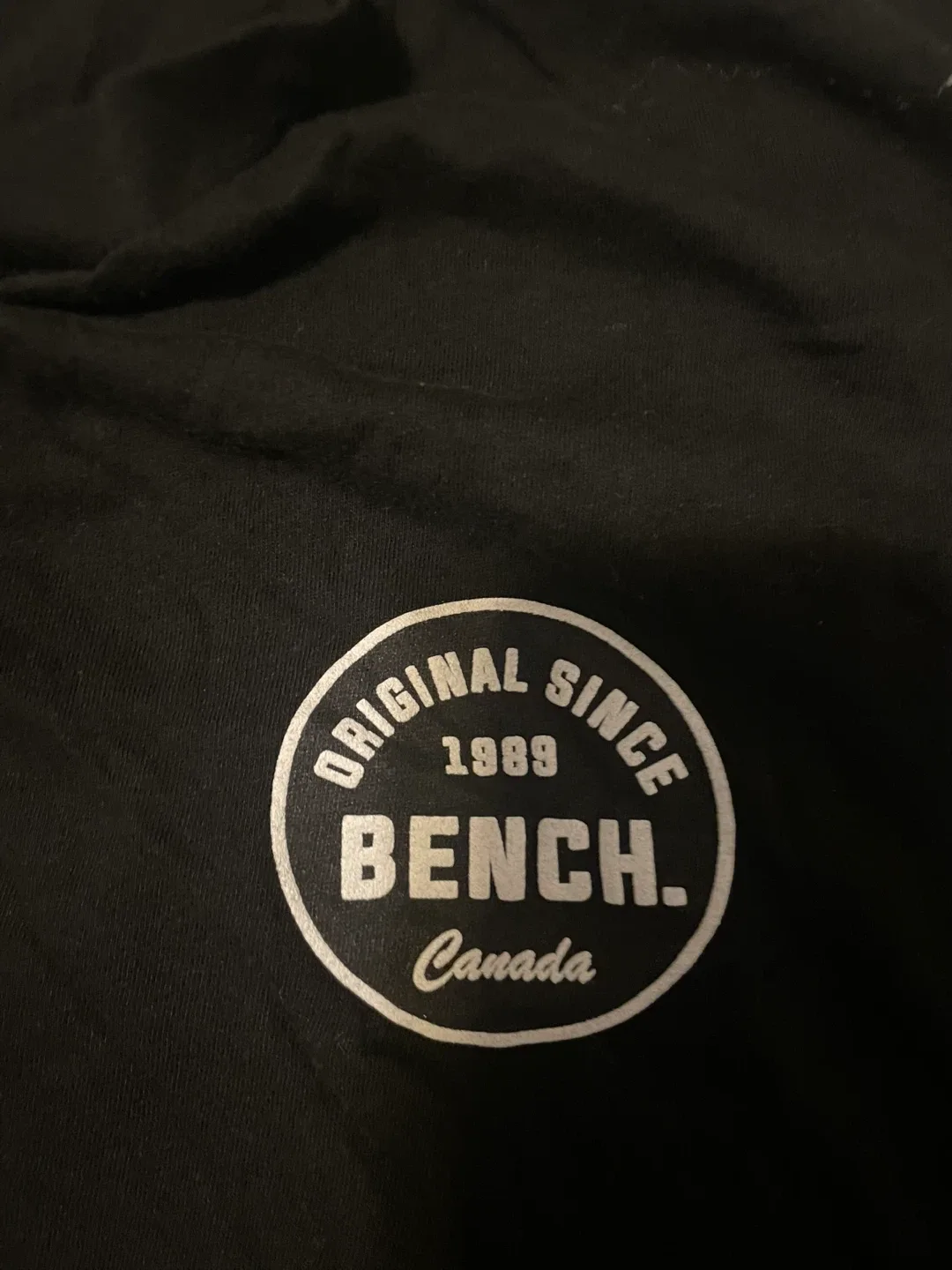 black and white Bench T-Shirt for 15 dollars, or 10 dollars each image indicator(2)