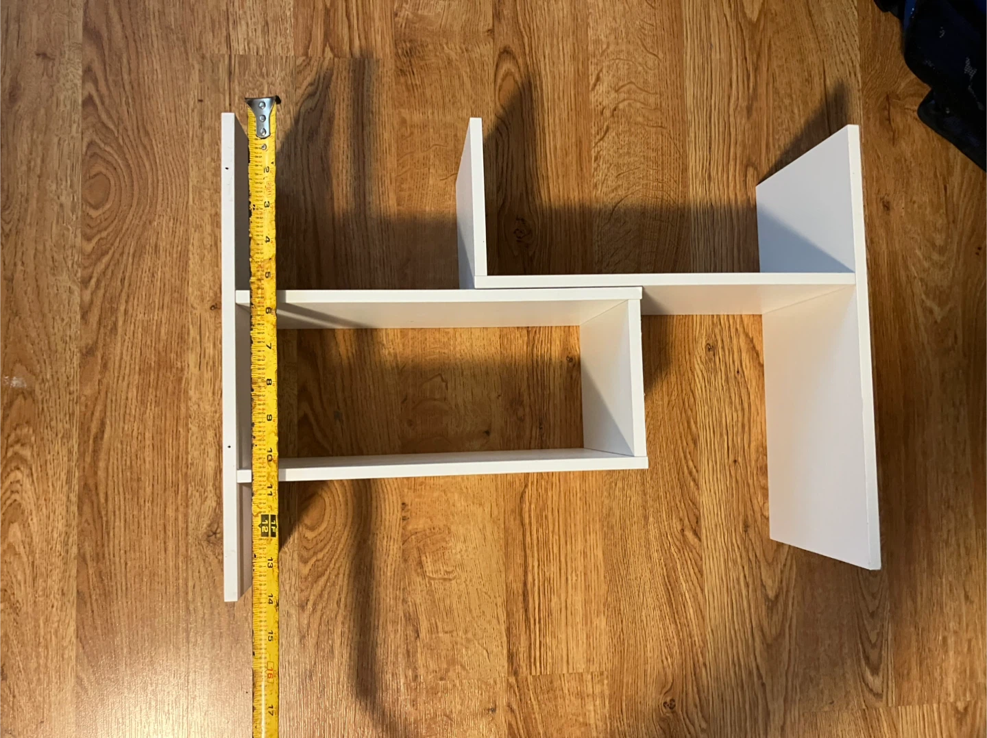 White Desktop Bookshelf Organizer - photo 3