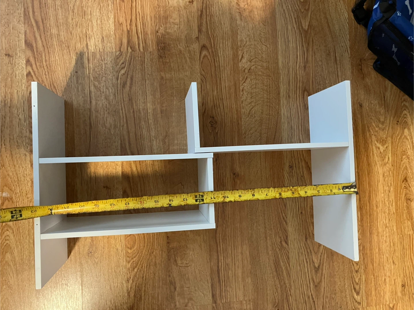 White Desktop Bookshelf Organizer - photo 2