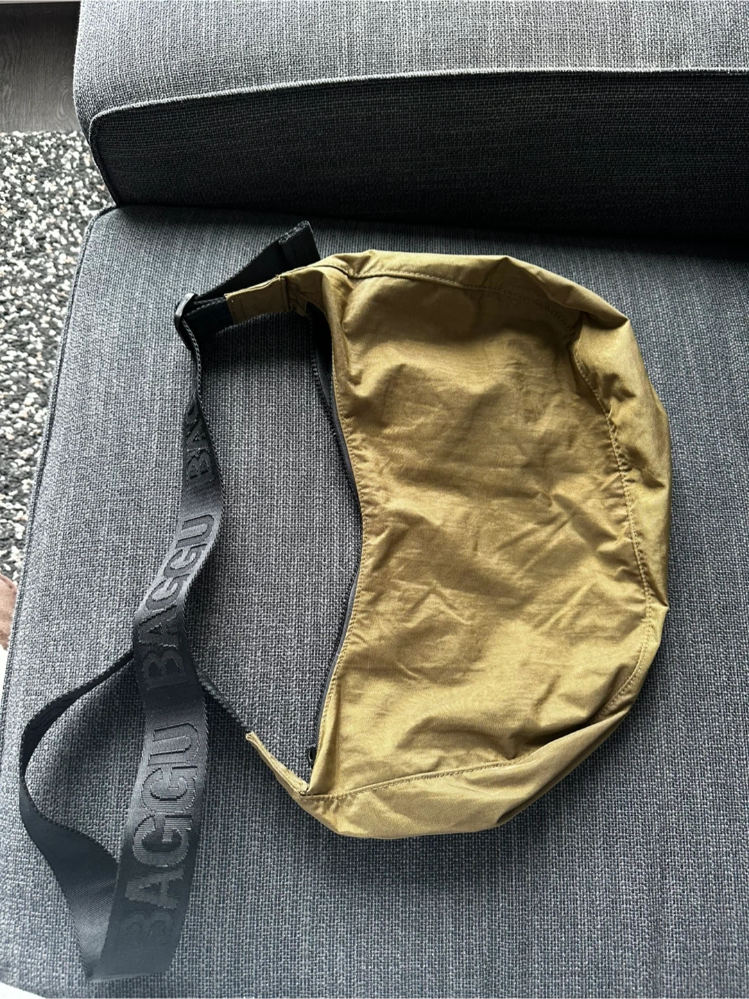 BAGGU Medium Crescent Bag - Seaweed - photo 3