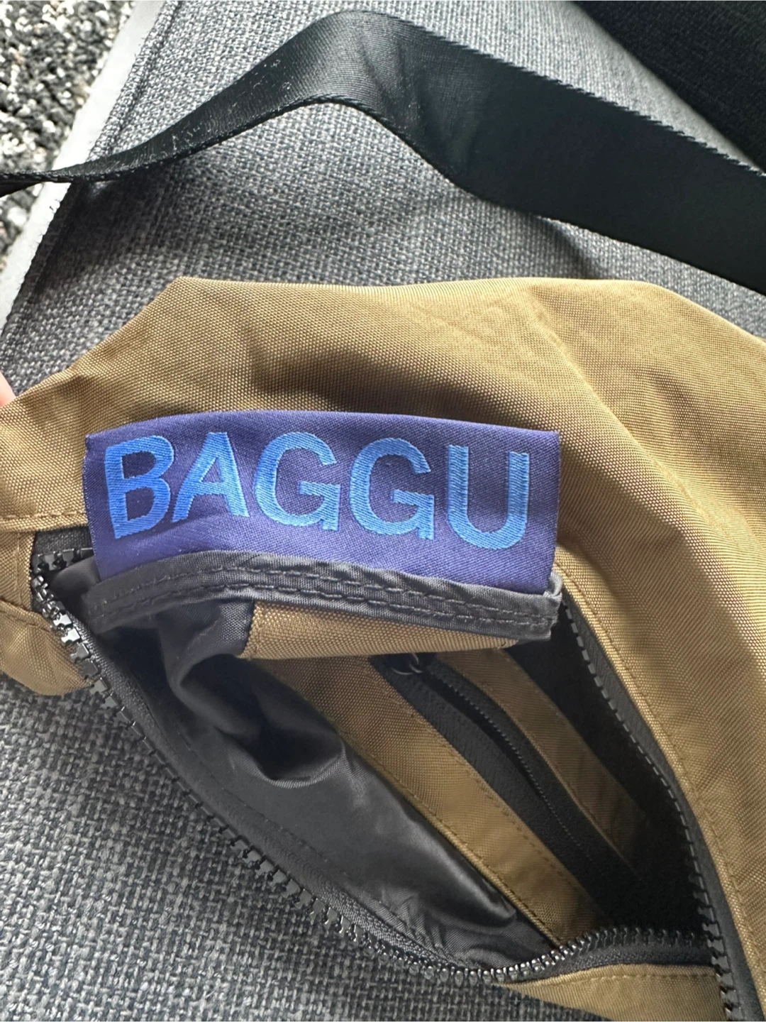 BAGGU Medium Crescent Bag - Seaweed - photo 4