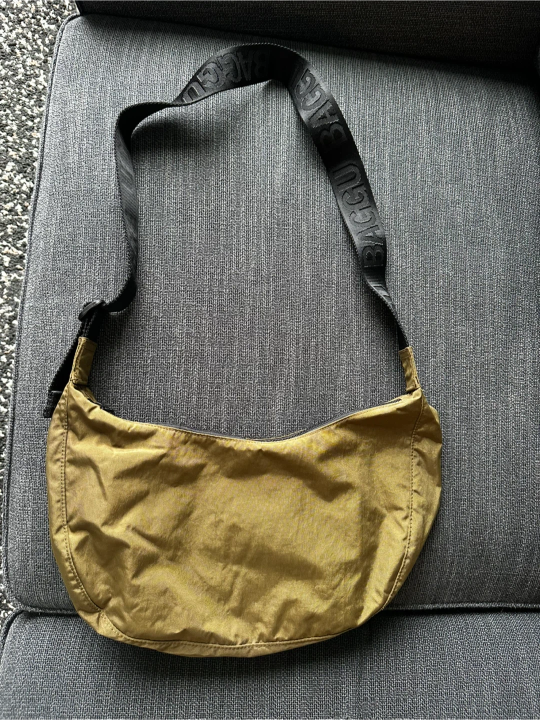 BAGGU Medium Crescent Bag - Seaweed