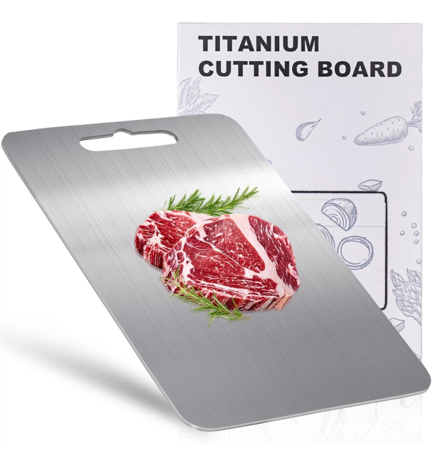Titanium Cutting Board - Food Grade