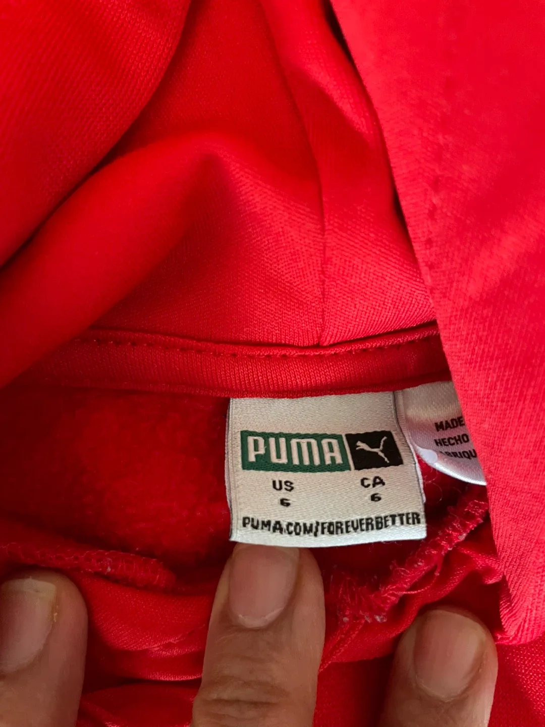 Puma Red Hoodie - Size 6 image indicator(3)