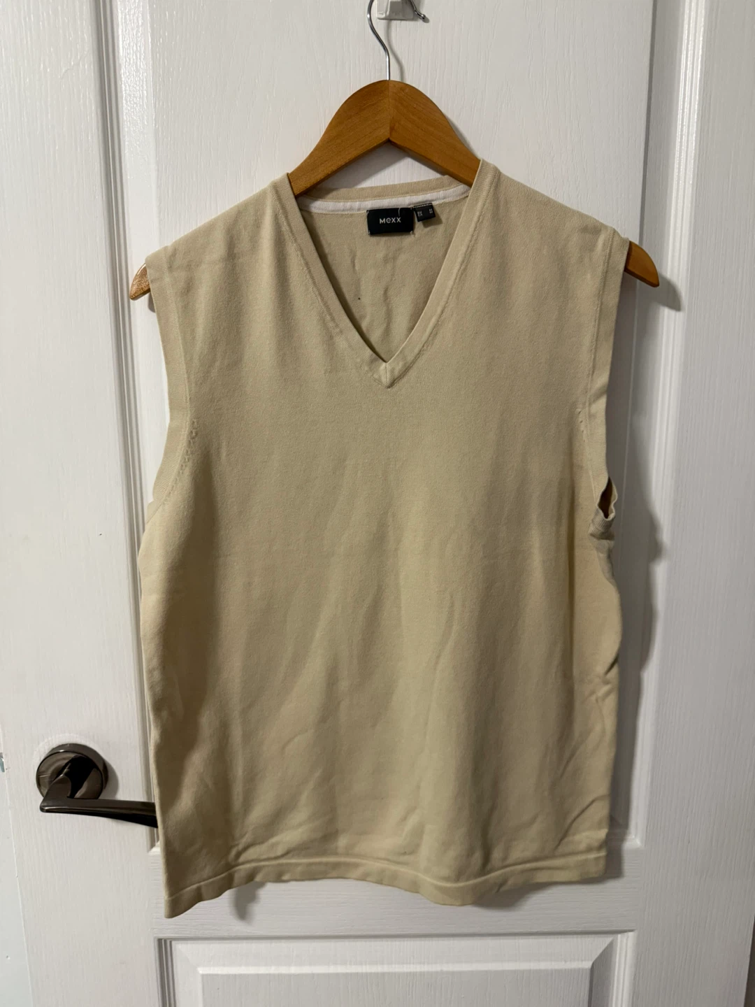 Mexx Beige Sweater Vest - Size M