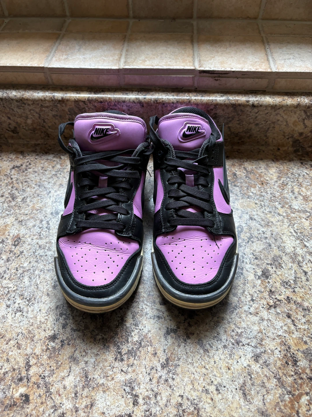 Nike Dunk Low Black/Lilac Shoes - photo 4