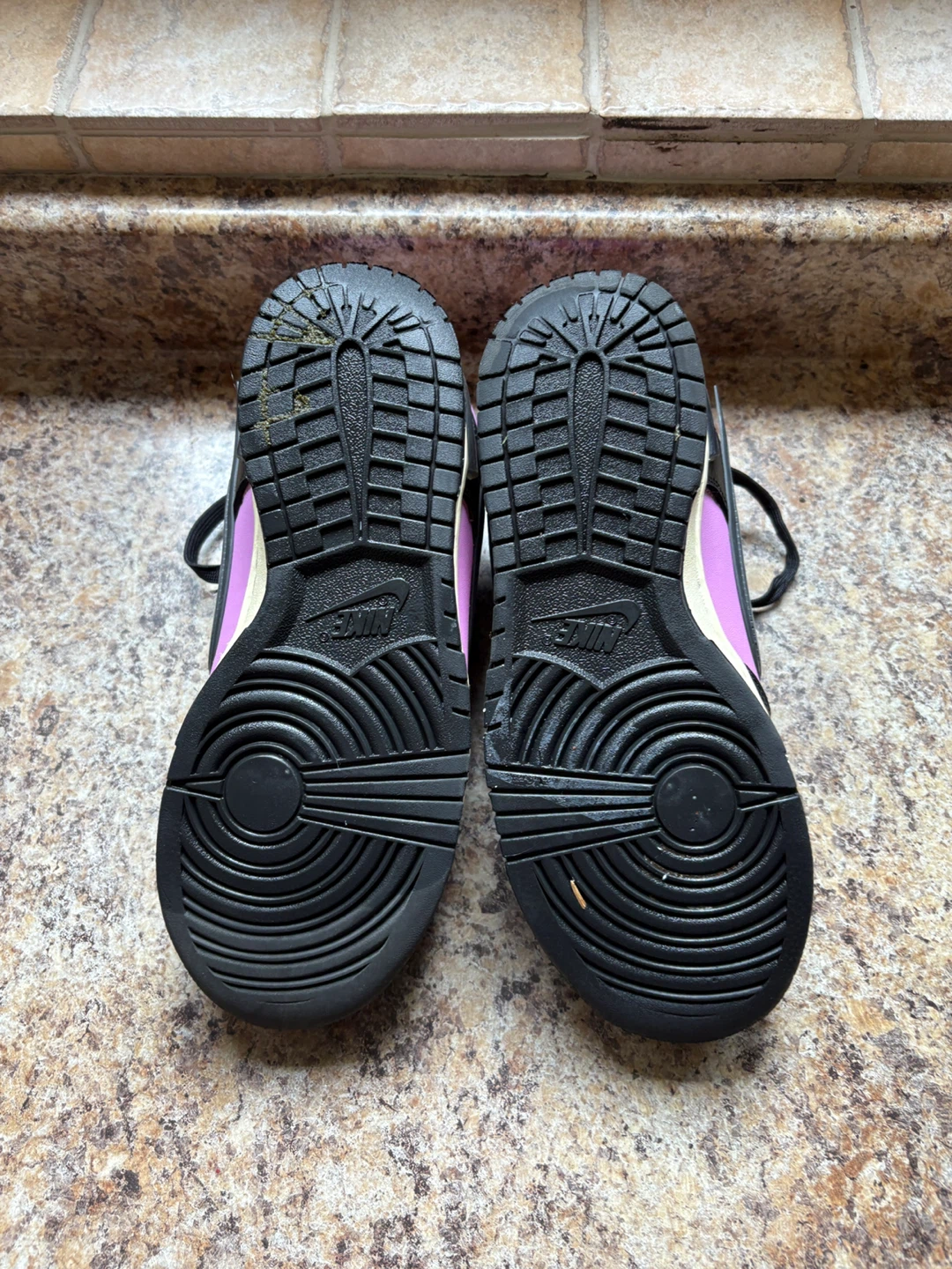 Nike Dunk Low Black/Lilac Shoes - photo 5