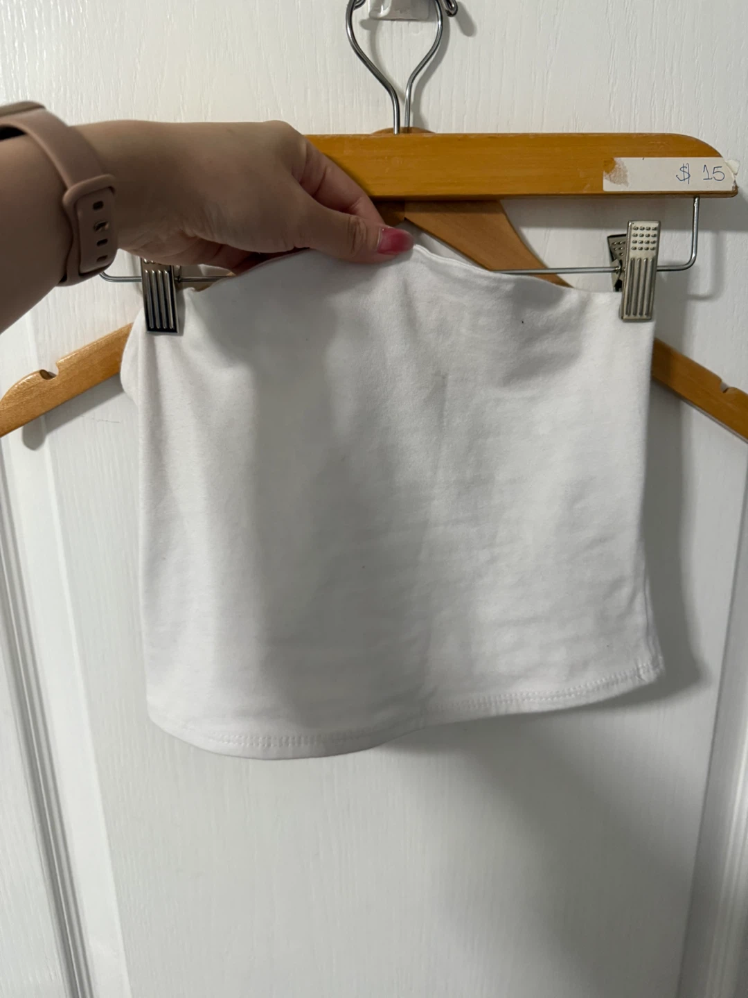 Garage White Tube Top - Size S