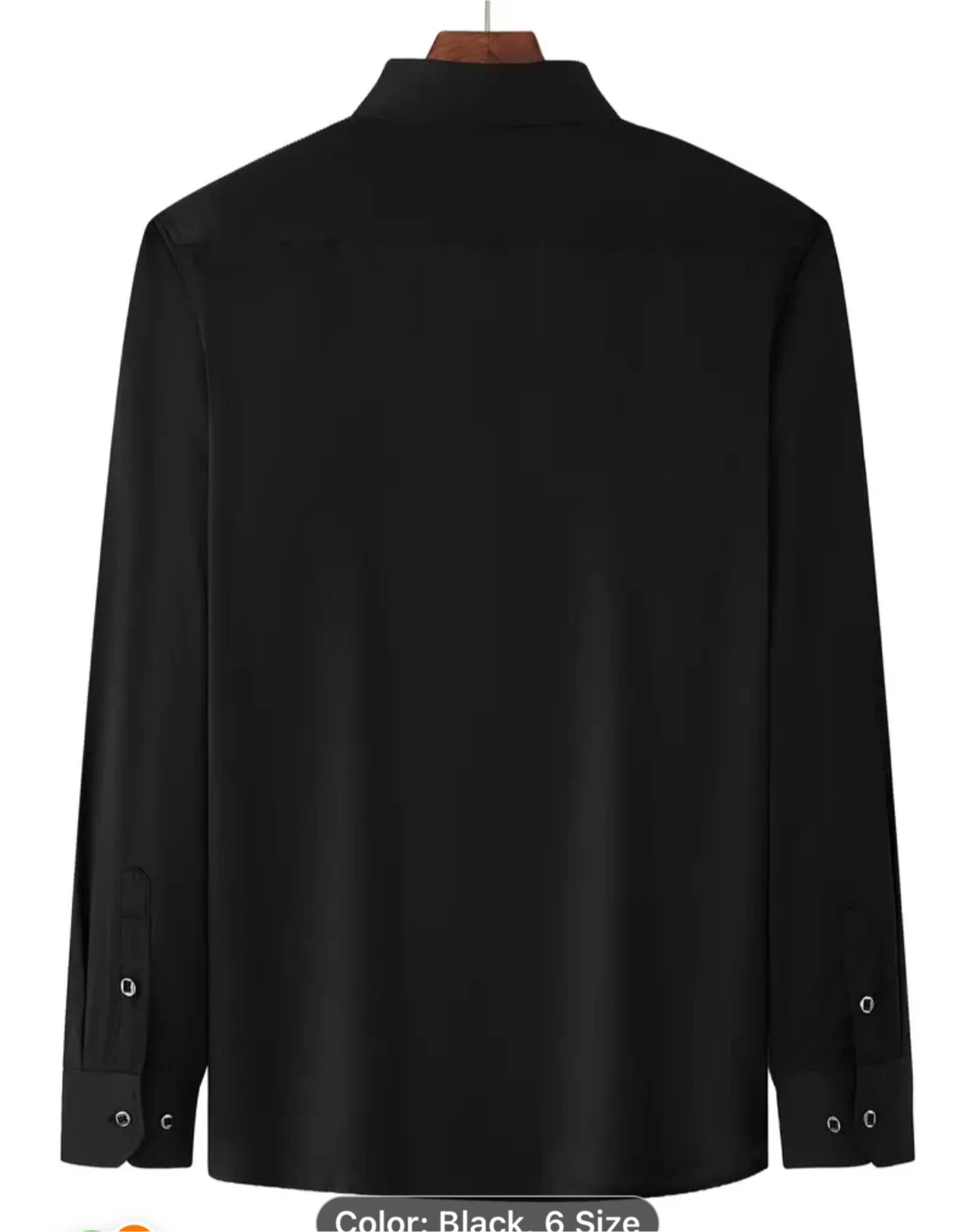 Black Dress Shirt - Size M - photo 3