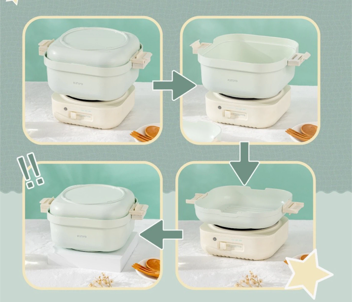 KINYO portable electric cooker - photo 4