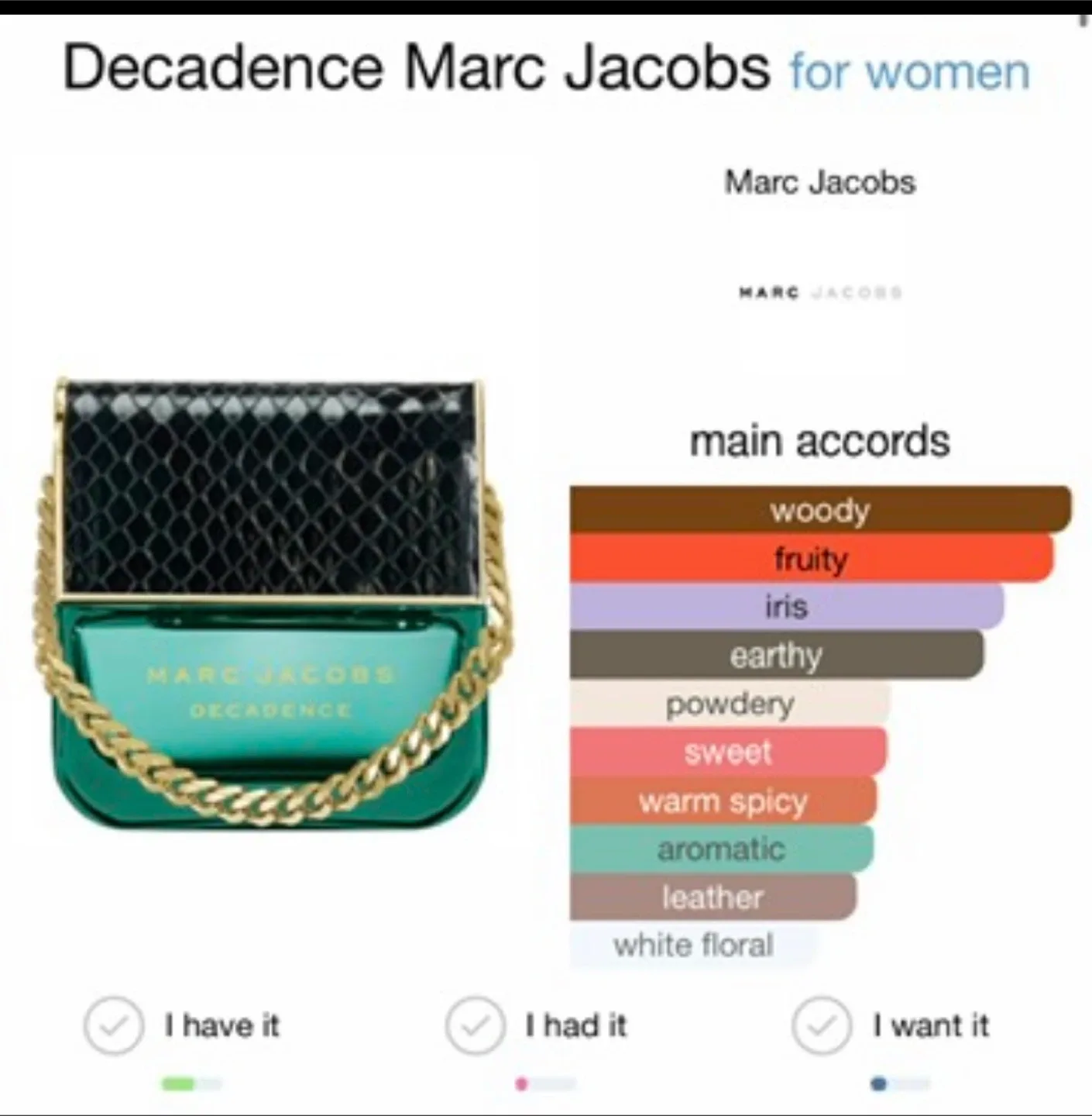 Marc Jacobs Decadence Perfume image indicator(8)