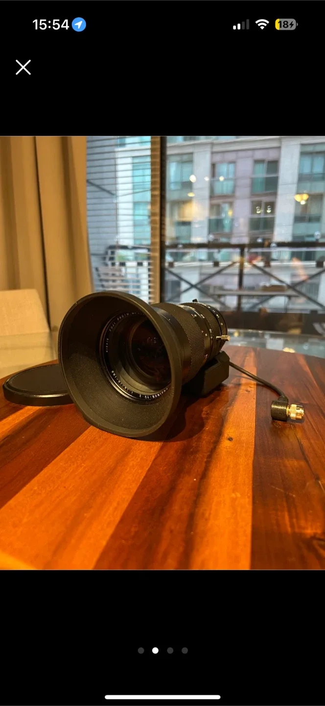 Fujinon TV Zoom Lens N10x10 RH-3 (10–100mm f/1.9)