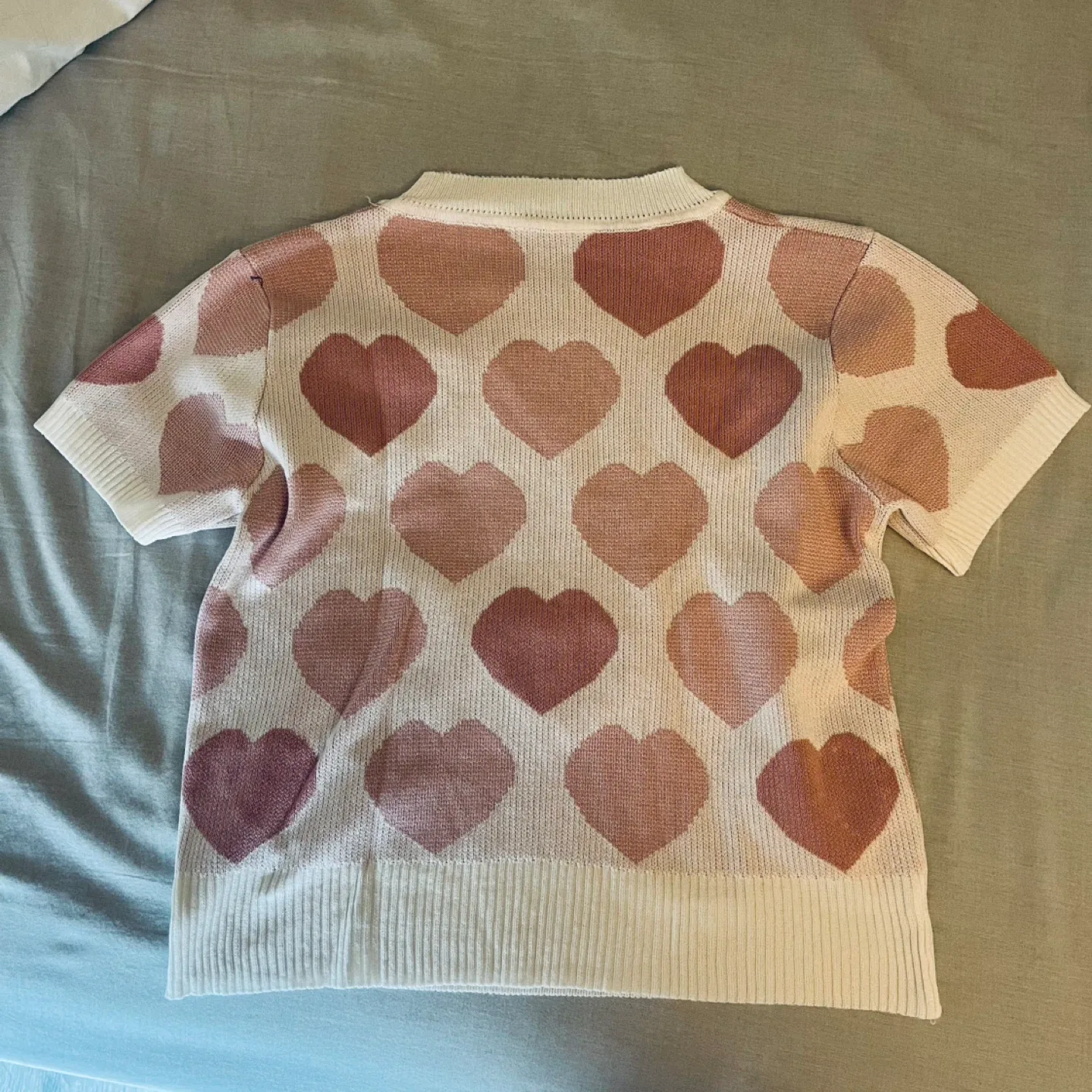 Knitted Heart Pattern Top image indicator(2)