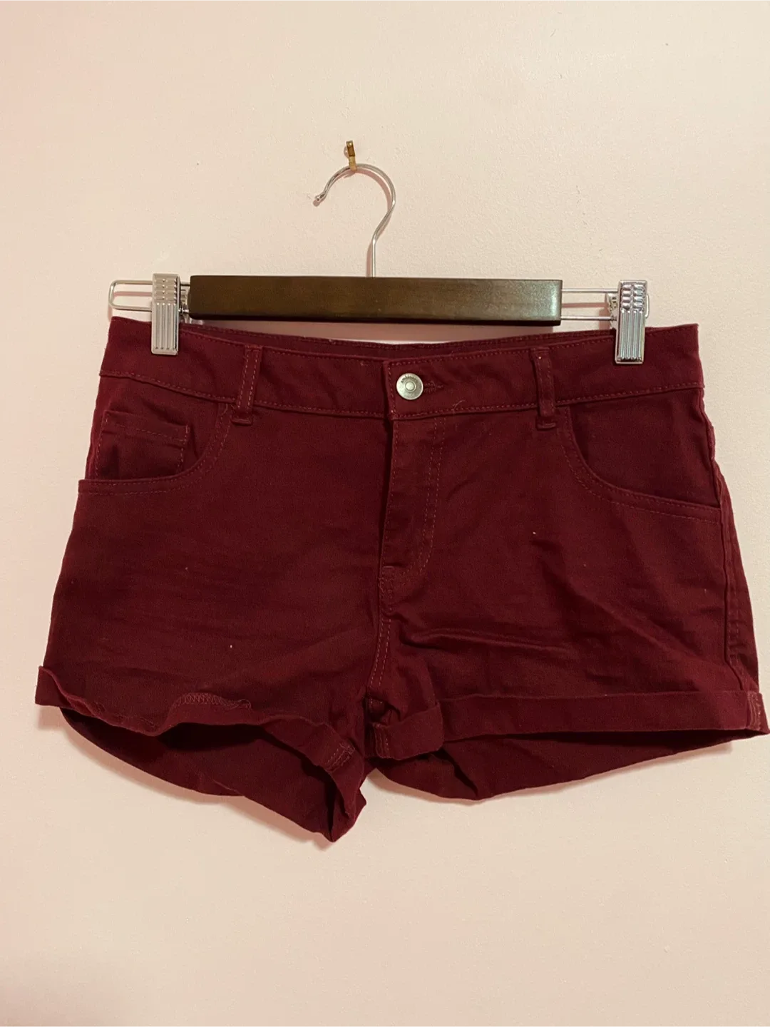 Burgundy Shorts - S size thumbnail