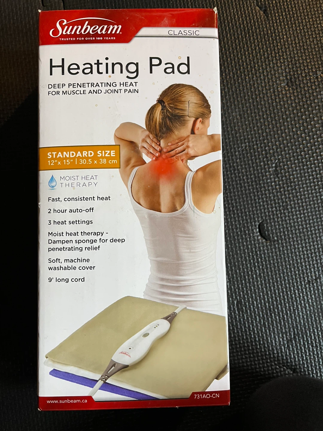 Sunbeam Classic Heating Pad - New in Box!