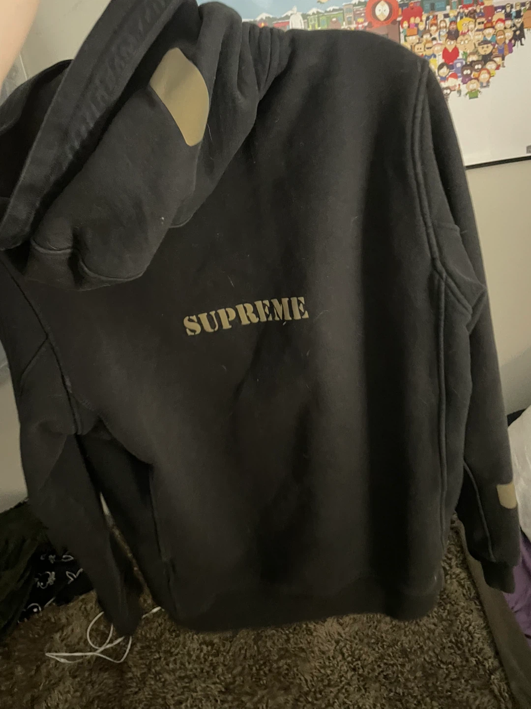 Supreme Black Hoodie - photo 2