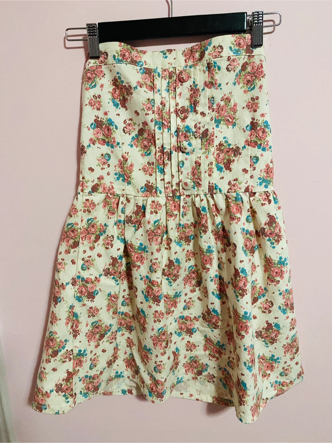 Floral Strapless Dress from Japan