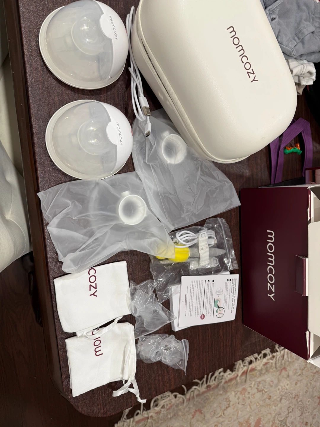 Momcozy M5 Wearable Breast Pumps - Double - photo 2